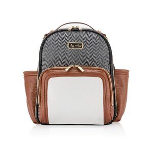 Itzy Ritzy Mini Diaper Bag Backpack Coffee & Cream